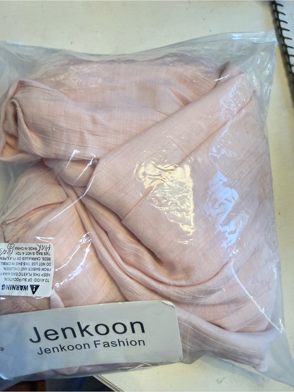 NWT SILKY LIKE Light Pink Relaxed Balloon Pants-S - Picture 16 of 16